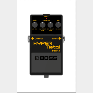 Boss HM-3 Hyper Metal Guitar Effect Pedal Posters and Art